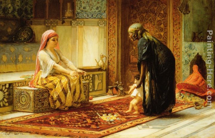 Frederick Arthur Bridgman The First Steps